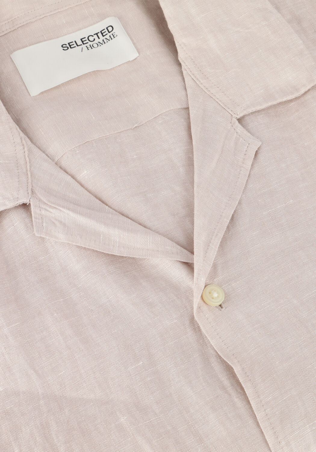 Beige SELECTED MEN Casual-Oberhemd SLHREGKYLIAN SS SHIRT RESORT - large