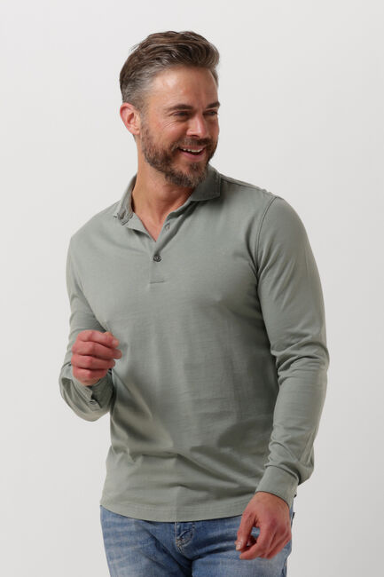 Grüne PROFUOMO Polo-Shirt POLO LONG SLEEVE LS - large