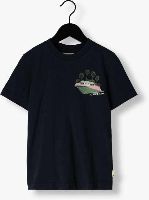 Dunkelblau SCOTCH & SODA T-shirt RELAXED FIT SHORT SLEEVED ARTWORK - large
