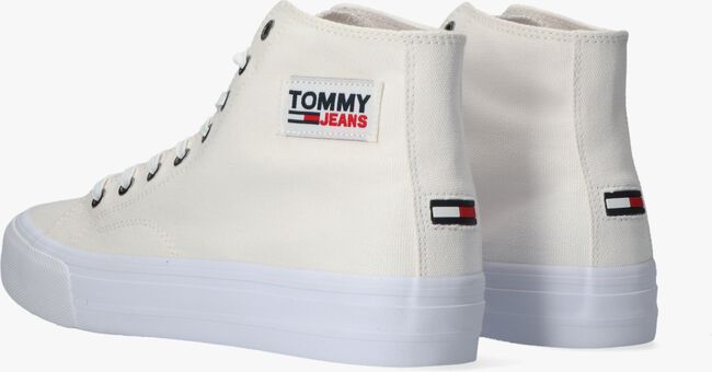 Weiße TOMMY HILFIGER Sneaker high MID CUT LONG LACE UP VULC - large