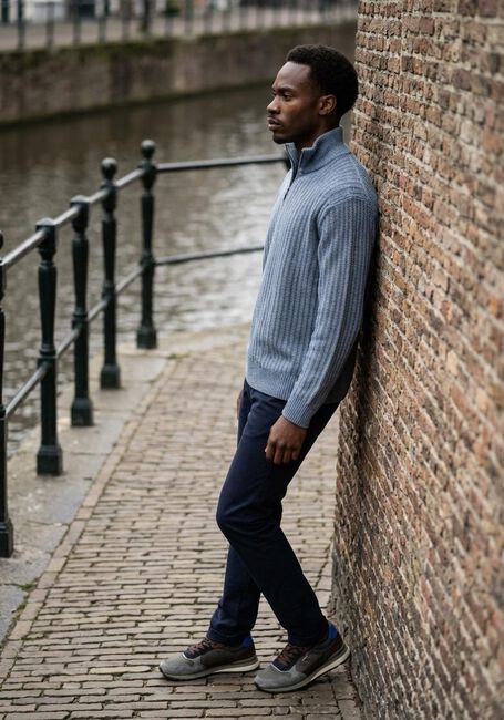 Blaue BOSS ORANGE Pullover KWINTER - large
