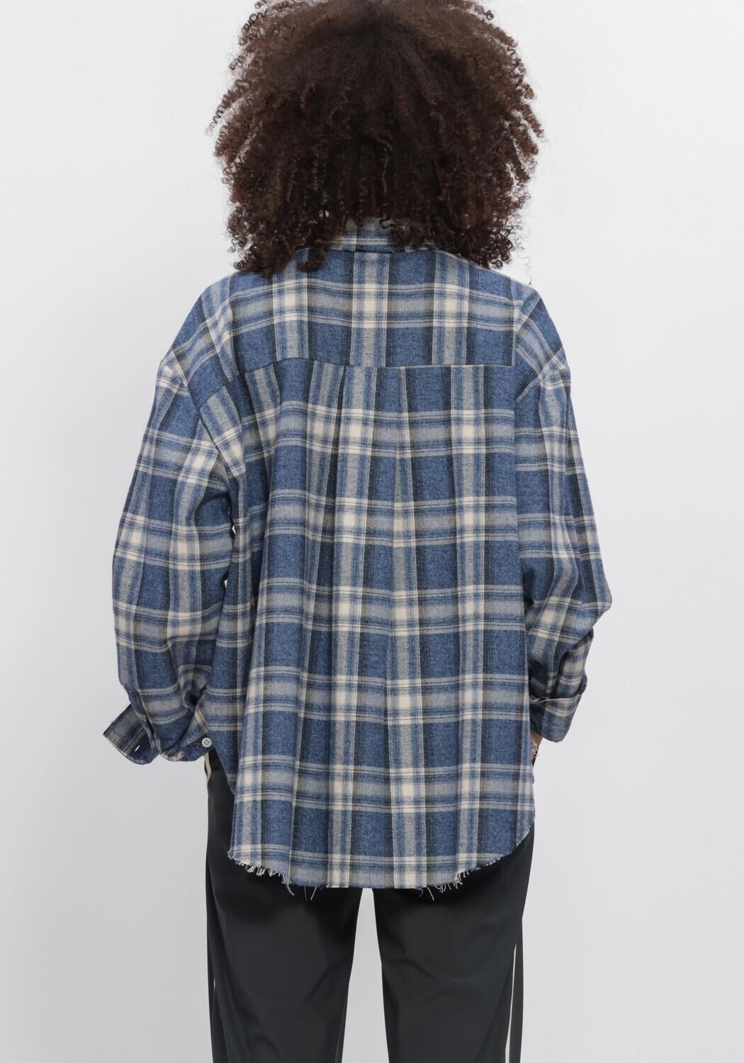 Blaue PENN & INK Blusen W26C421 - large