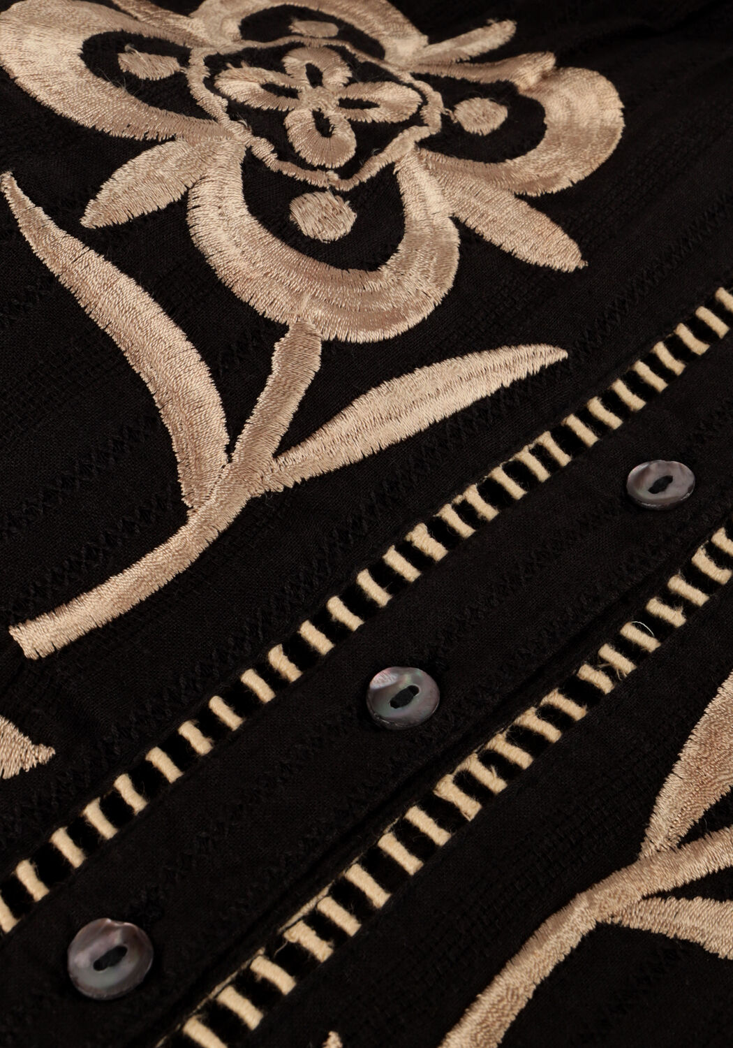 Schwarze ANTIK BATIK Minikleid ANOUKI MINI DRESS - large