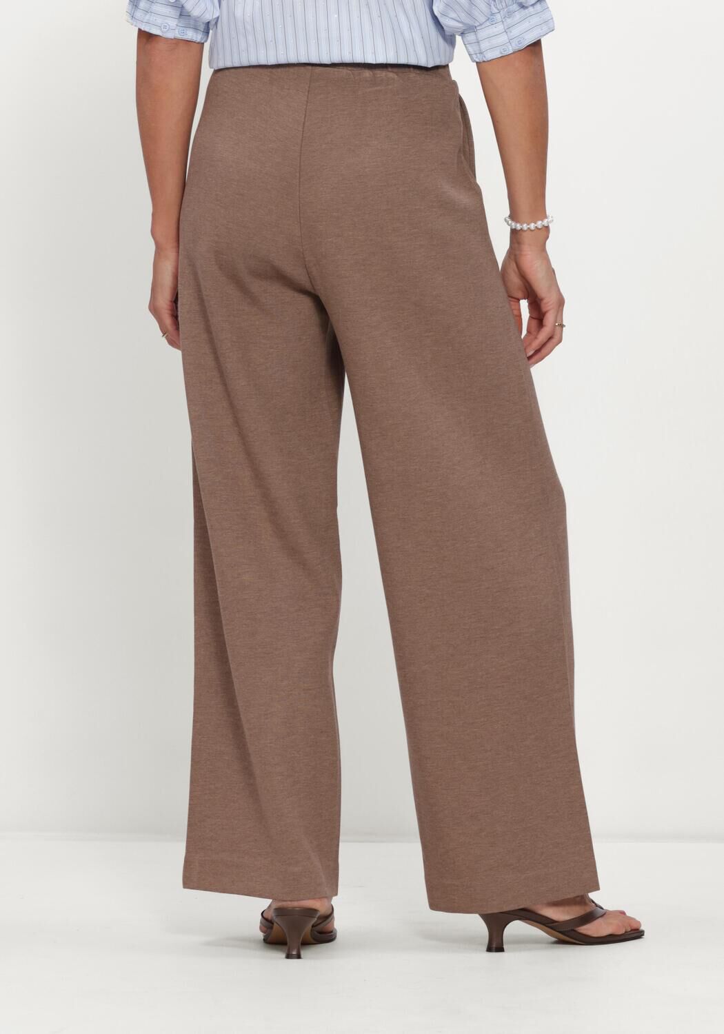 Braune INWEAR Weite Hose GINCETTEIW MELANGE PANTS - large