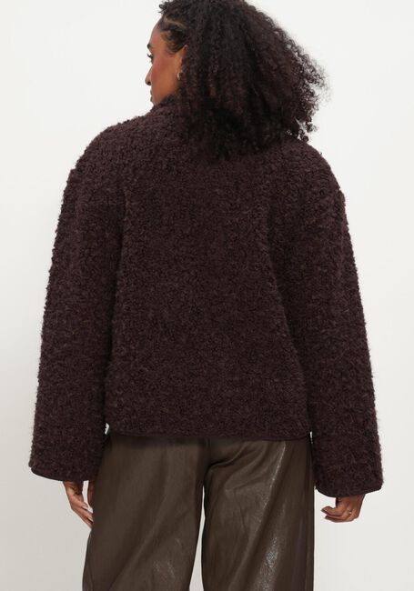 Braune OBJECT Teddy-Jacke OBJIDUNA SHORT JACKET - large