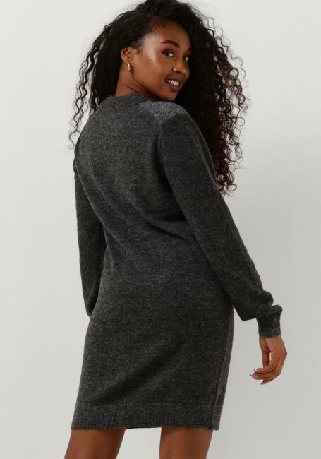 Dunkelgrau SCOTCH & SODA Minikleid RELAXED V NECK KNITTED DRESS - large