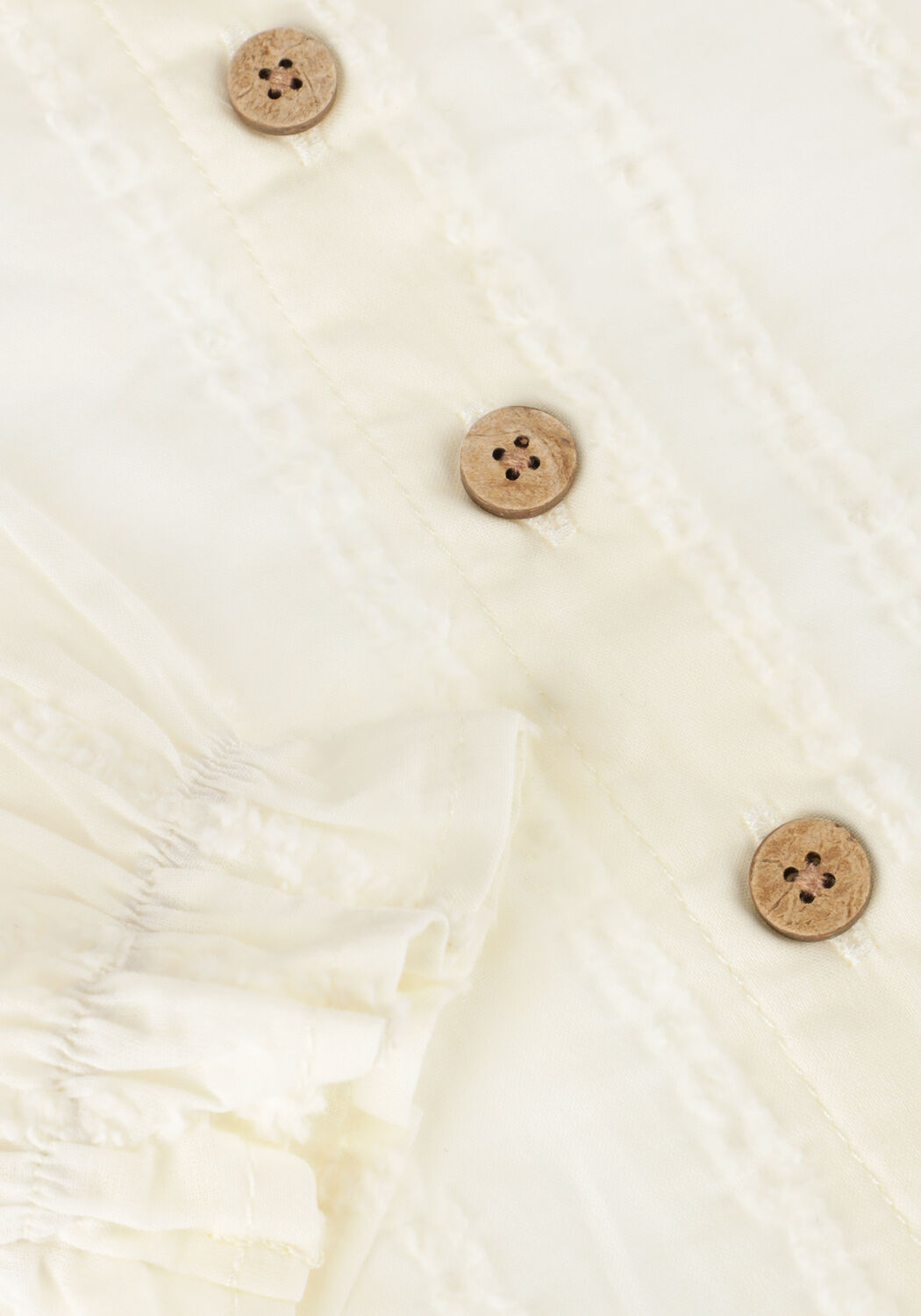 Ecru LIL' ATELIER Blusen NBFKAIDA LS LOOSE SHIRT LIL - large