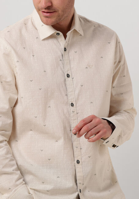 Beige PME LEGEND Casual-Oberhemd LONG SLEEVE SHIRT PRINT ON CTN SLUB - large