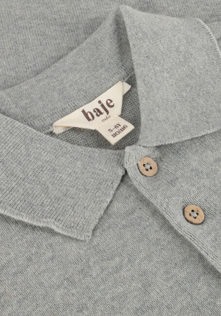 Graue BAJE STUDIO Polo-Shirt ESTOI - large