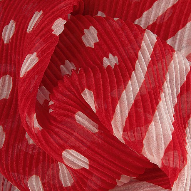 Rote ROMANO SHAWLS AMSTERDAM Schal SHAWL DOTS Rote ROMANO SHAWLS AMSTERDAM Schal SHAWL DOTS - large