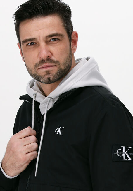 Schwarze CALVIN KLEIN Jack UNPADDED HARRINGTON - large
