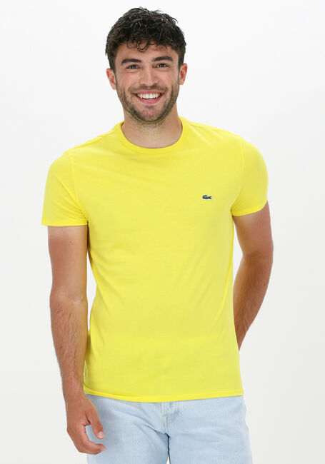 Gelbe LACOSTE T-shirt 1HT1 MENS TEE-SHIRT 12 - large