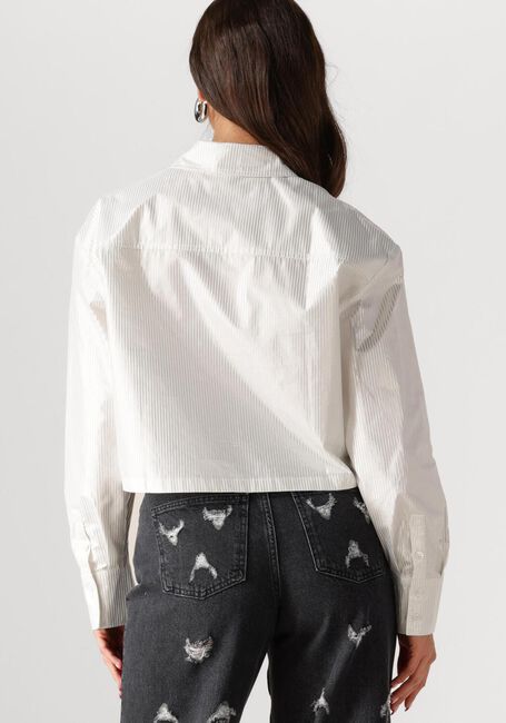 Weiße ALIX THE LABEL Blusen LADIES WOVEN PINTSTIPE BLOUSE - large