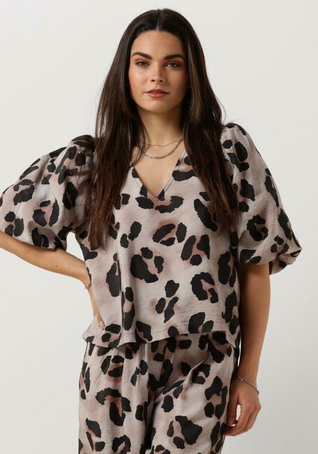 Sand BY-BAR Blusen JUTA CHEETAH BLOUSE - large