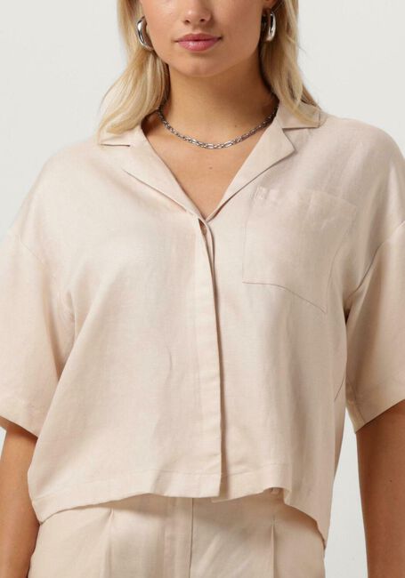 Nicht-gerade weiss SELECTED FEMME Blusen SLFLYRA 2/4 BOXY REVERS LINEN SHIRT - large