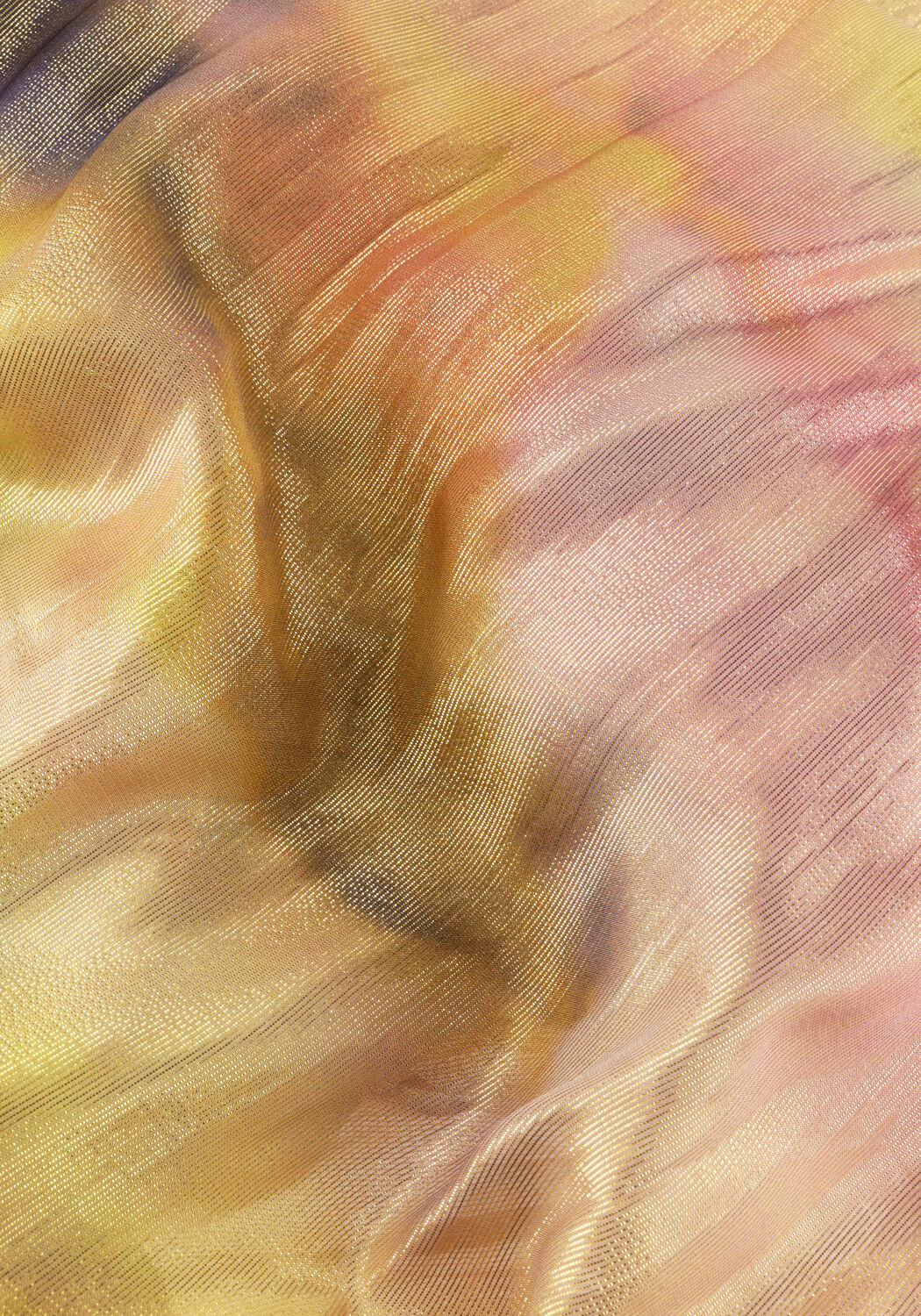 Goldfarbene MES DEMOISELLES Maxikleid RORO - large