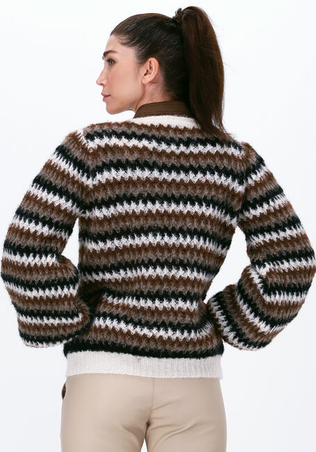 Braune SECOND FEMALE Pullover YOLANDA KNIT O-NECK - large