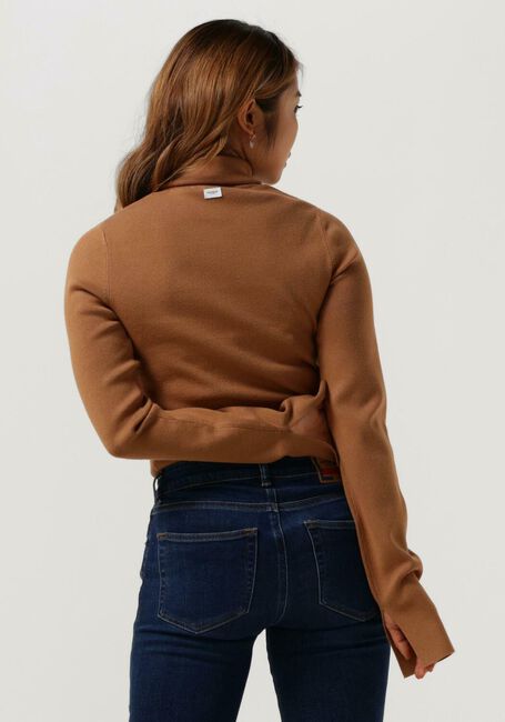 Camelfarbene PENN & INK Rollkragenpullover COLL NECK - large