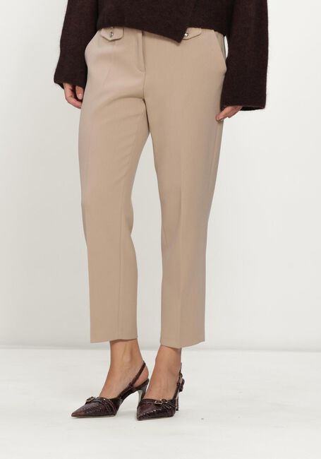 Camelfarbene CAMBIO Hose KRYSTAL FLAP - large