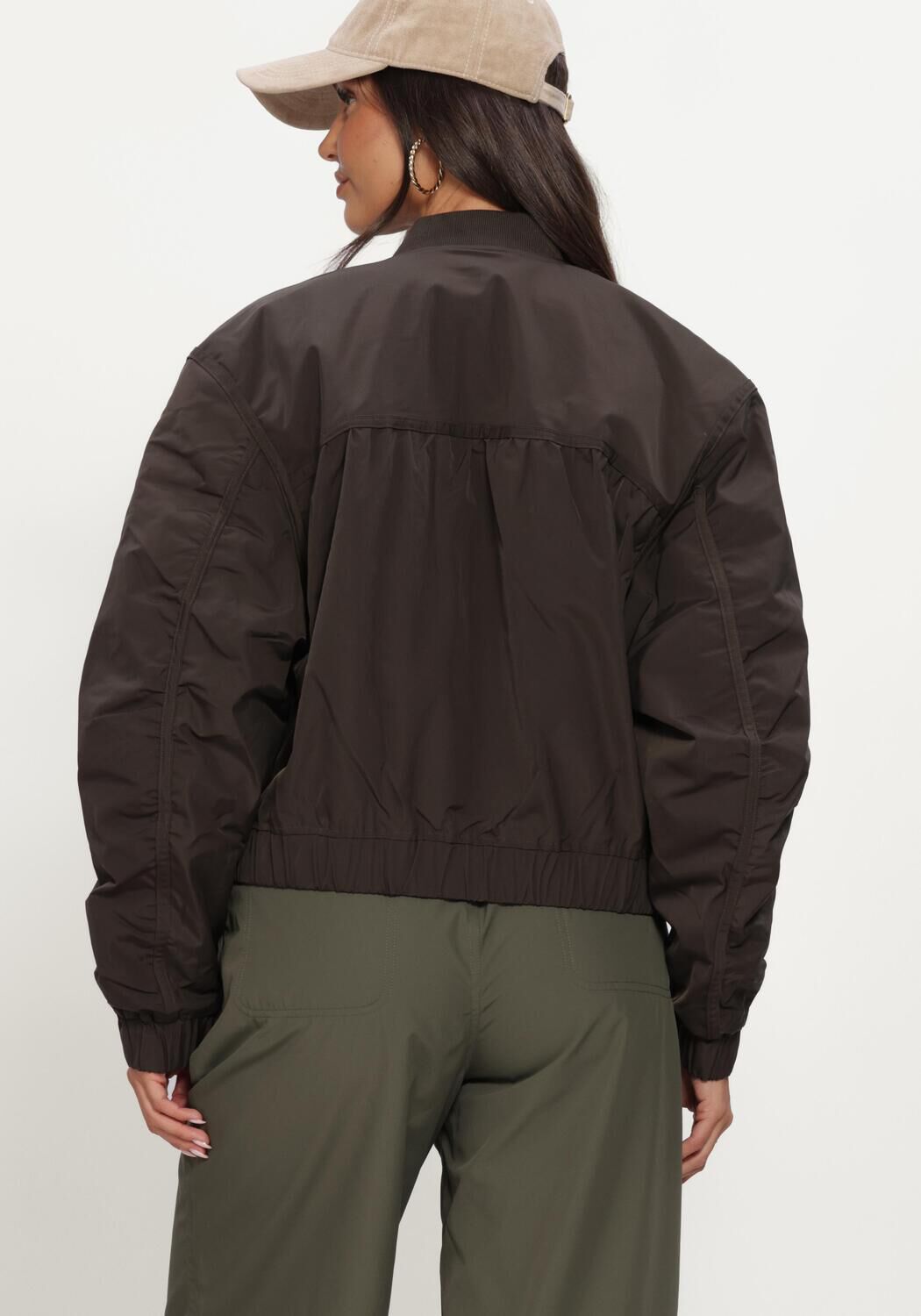 Braune MSCH COPENHAGEN Jack MSCHKOSHER BOMBER JACKET - large