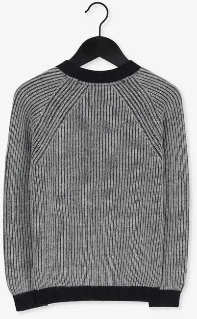 Graue CALVIN KLEIN Sweatshirt TWO TONE BADGE SWEATER - large