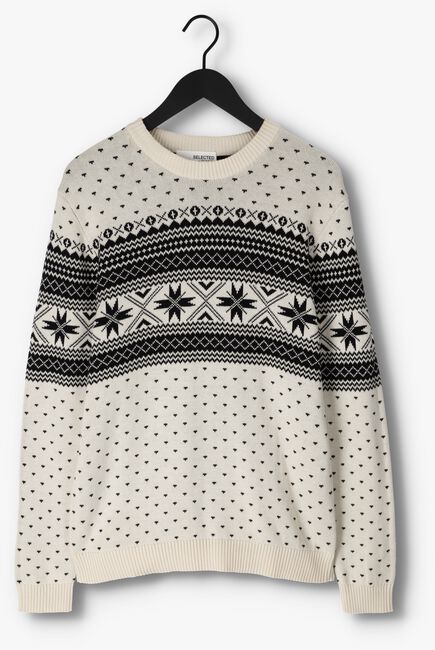 Nicht-gerade weiss SELECTED HOMME Pullover CLAUS LS KNIT CREW NECK - large