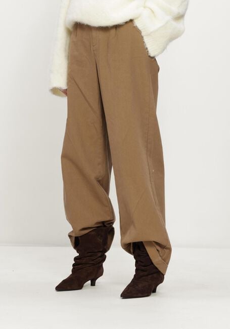 Camelfarbene WITHBLACK Wide jeans WBLSTEFFI HW WIDE PANT - large