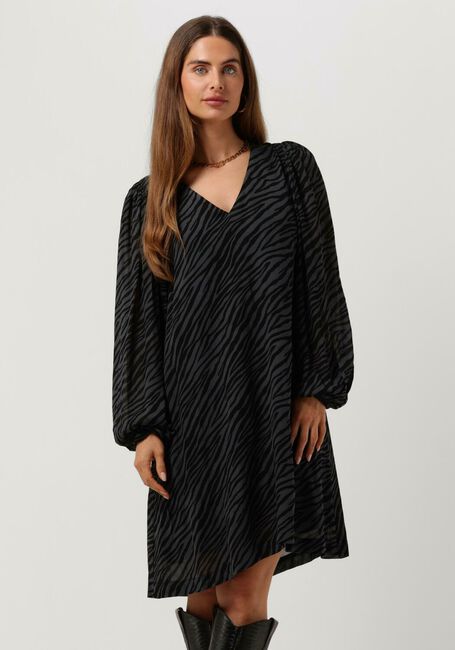 Dunkelgrau MODSTRÖM Minikleid ARIELLA PRINT DRESS - large