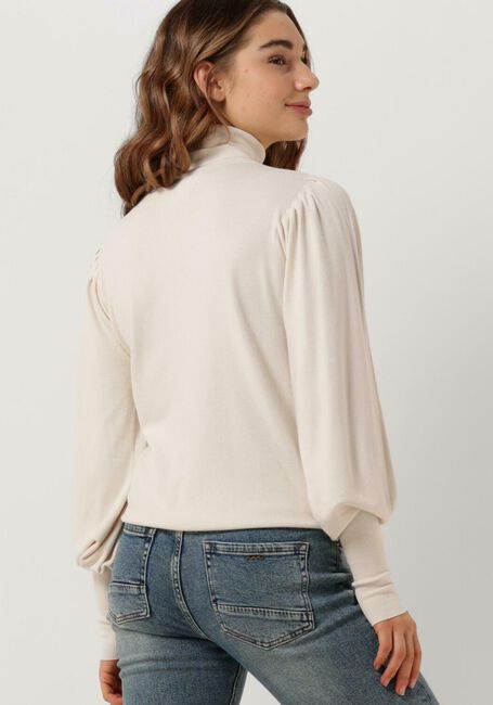 Ecru SUMMUM Rollkragenpullover PULLOVER PUFFY SLEEVES CIRCULAR KNIT - large