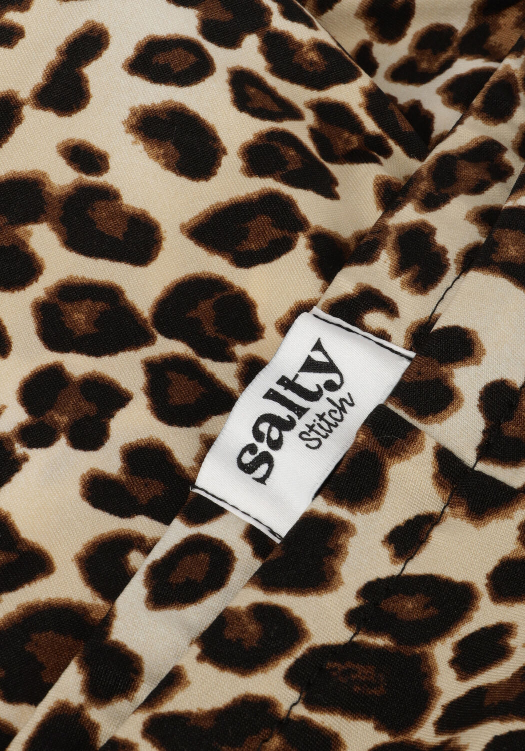 Braune Salty Stitch Legging BIKER BABE - PANTER - large