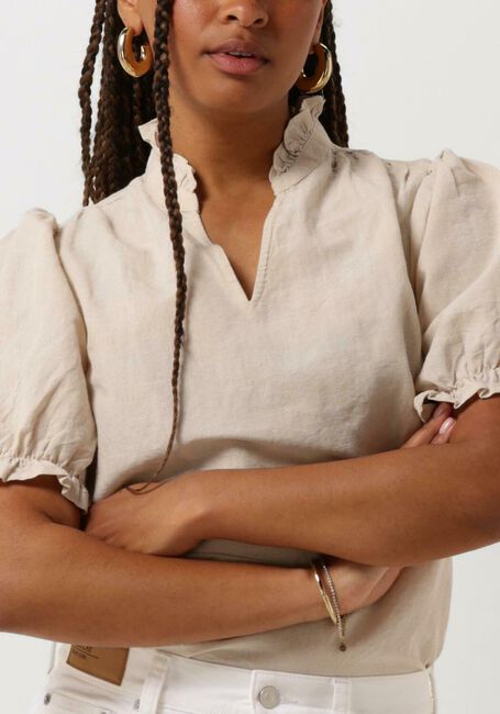 Sand NEO NOIR Top ODESA LINEN BLOUSE - large