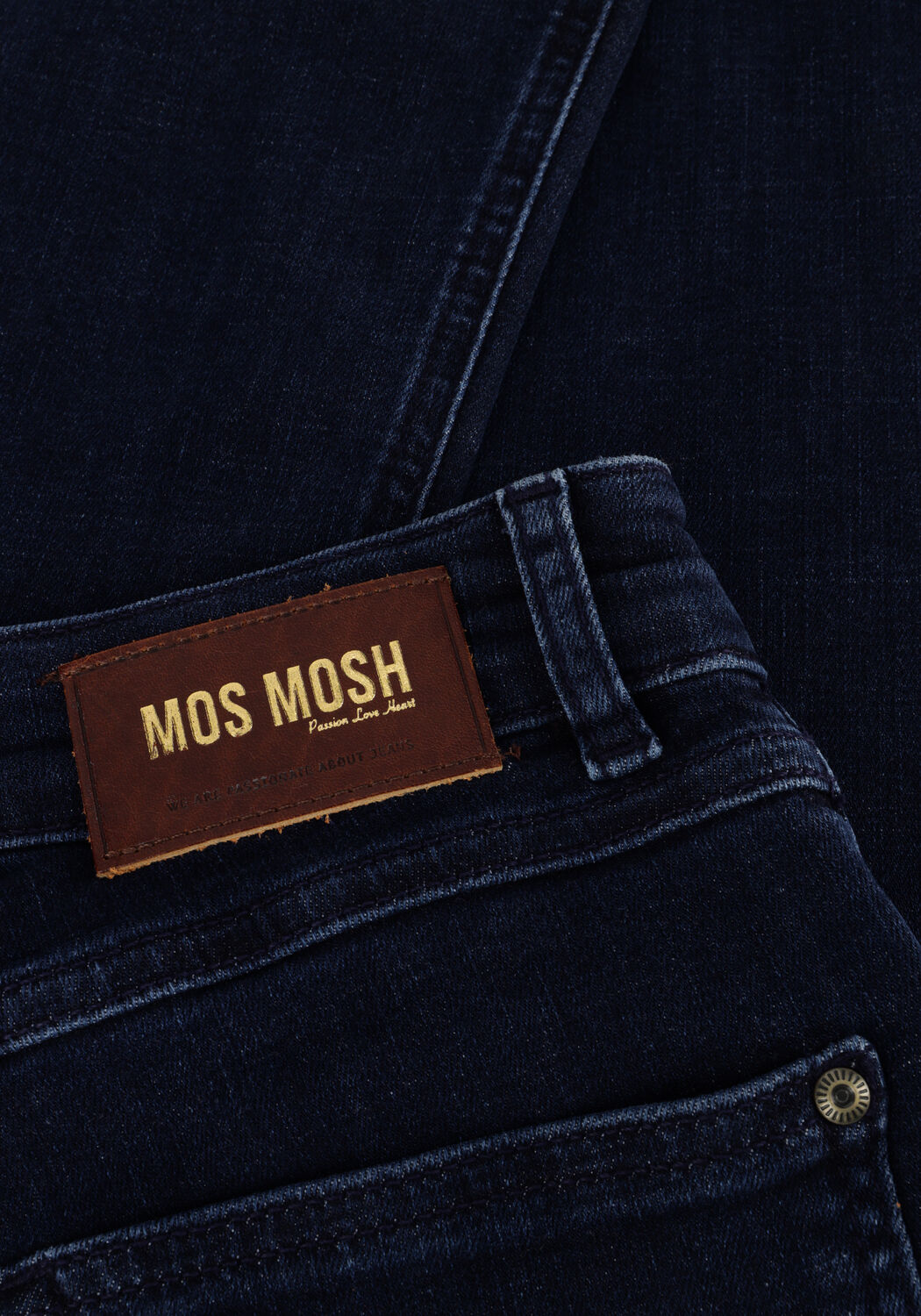 Blaue MOS MOSH Flared jeans ANITA SCARLET JEANS - large