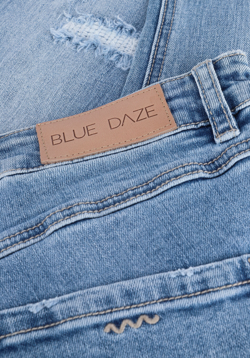 Blaue SUMMUM Bootcut jeans BOOTCUT CROPPED JEANS TWILL ST - large