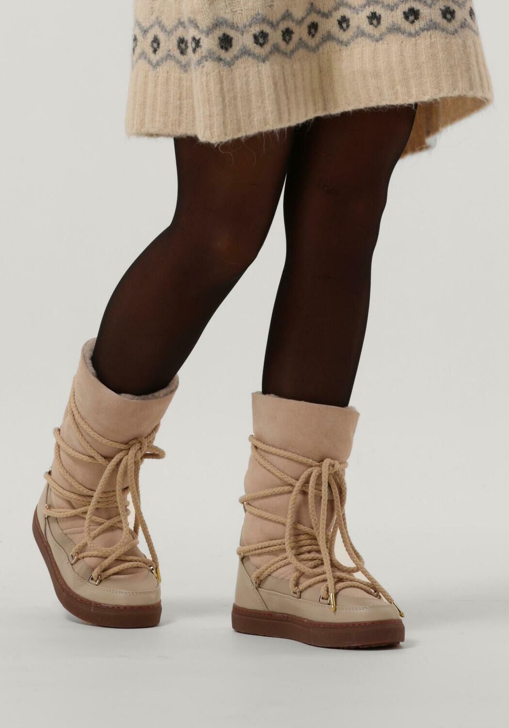 Taupe INUIKII Winterstiefel CLASSIC HIGH LACED - large