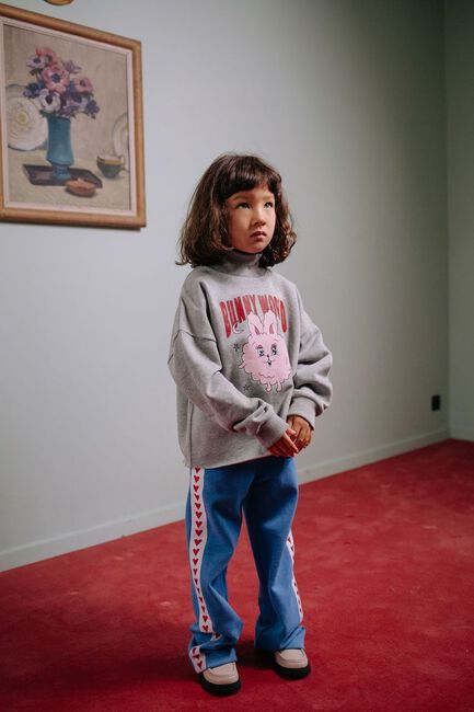 Hellblau CALL ME FRANKIE Jogginghose HEART PANTS - large