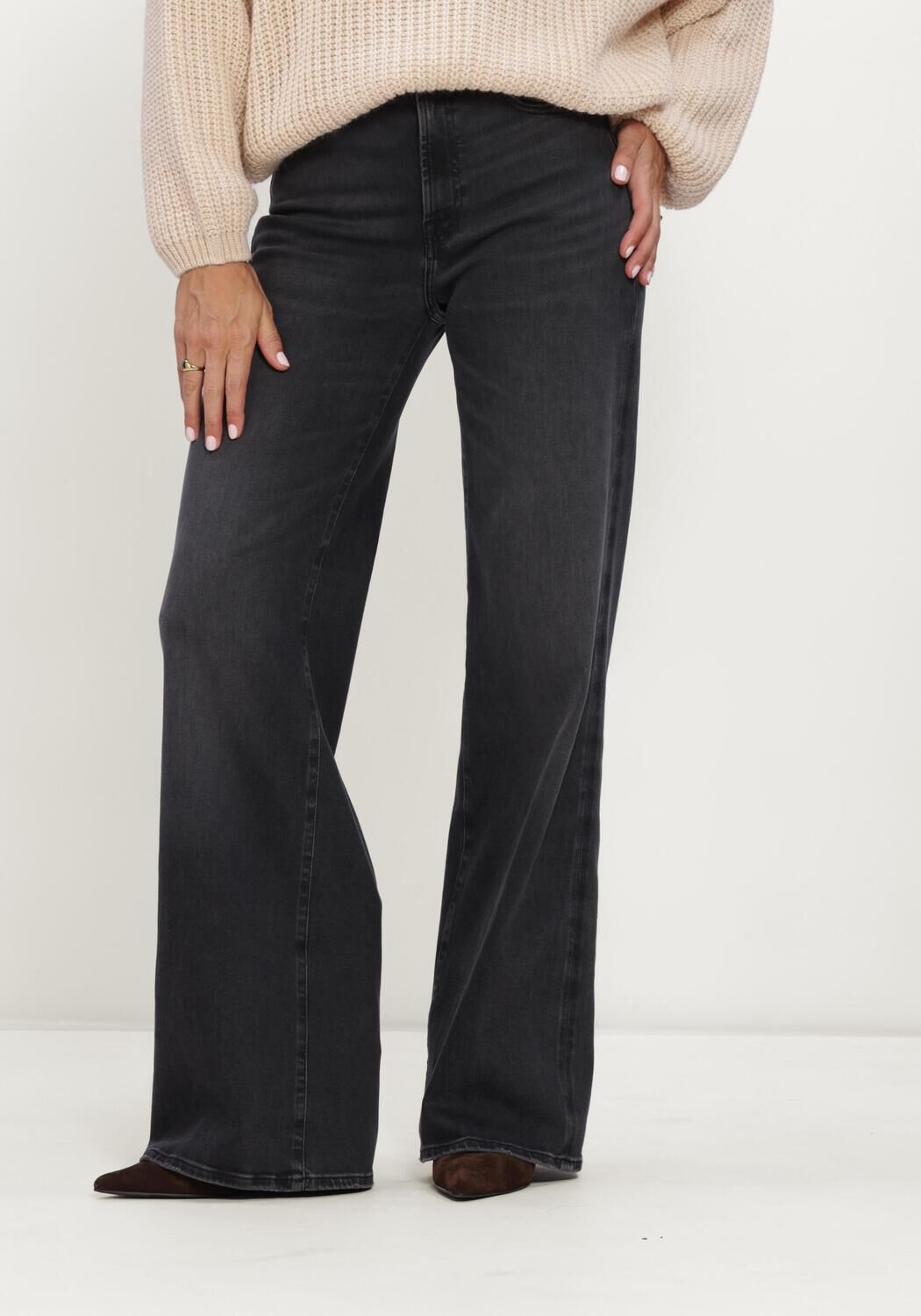 Dunkelblau 7 FOR ALL MANKIND Flared jeans LOTTA INKSTORM - large