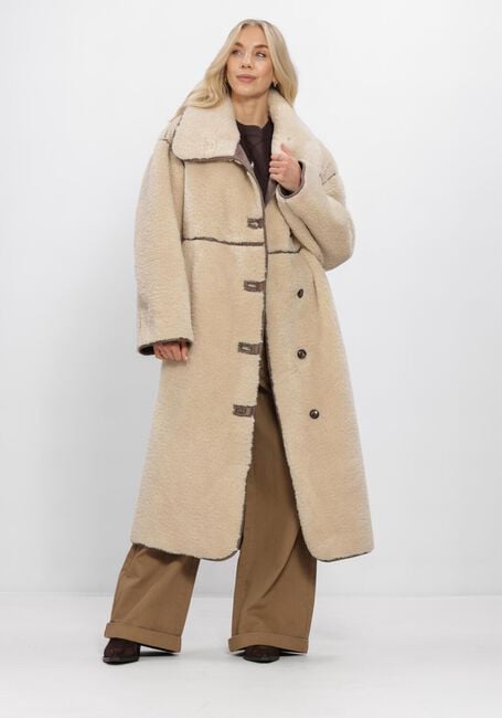 Beige WITHBLACK Teddy-Jacke WBLDAJANA PILE COAT - large