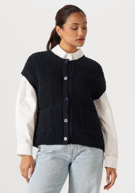 Blaue WITHBLACK Blusen WBLSELENA WAISTCOAT - large