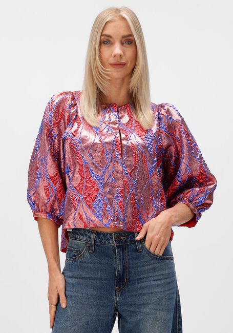 Mehrfarbige/Bunte BY-BAR Blusen MAURI JAQUARD BLOUSE - large