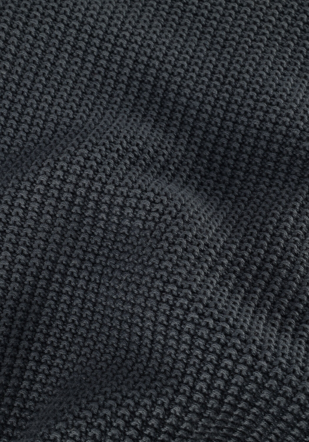 Blaue PUREWHITE Pullover STRUCTURED CREWNECK KNIT - large