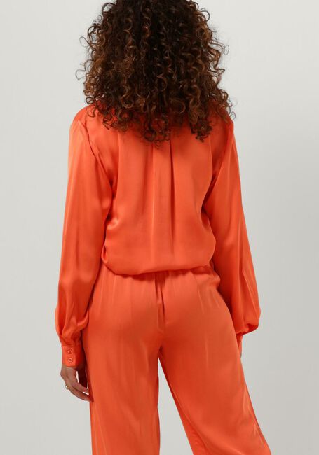 Orangene SELECTED FEMME Bluse SLFFRANZISKA LS SATIN - large