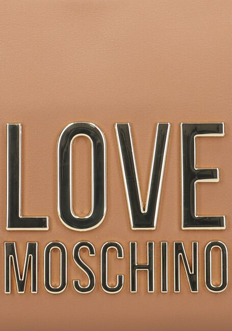 Braune LOVE MOSCHINO Umhängetasche LETTERING 4108 - large