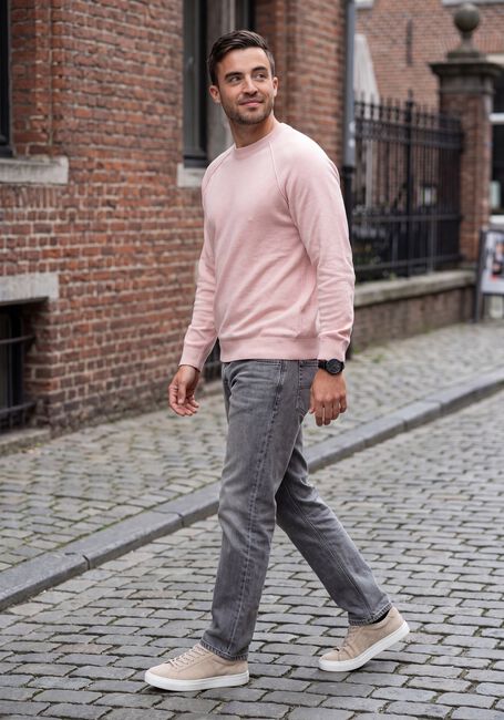Hell-Pink BUTCHER OF BLUE Pullover CLIFDEN SWEAT CREW - large