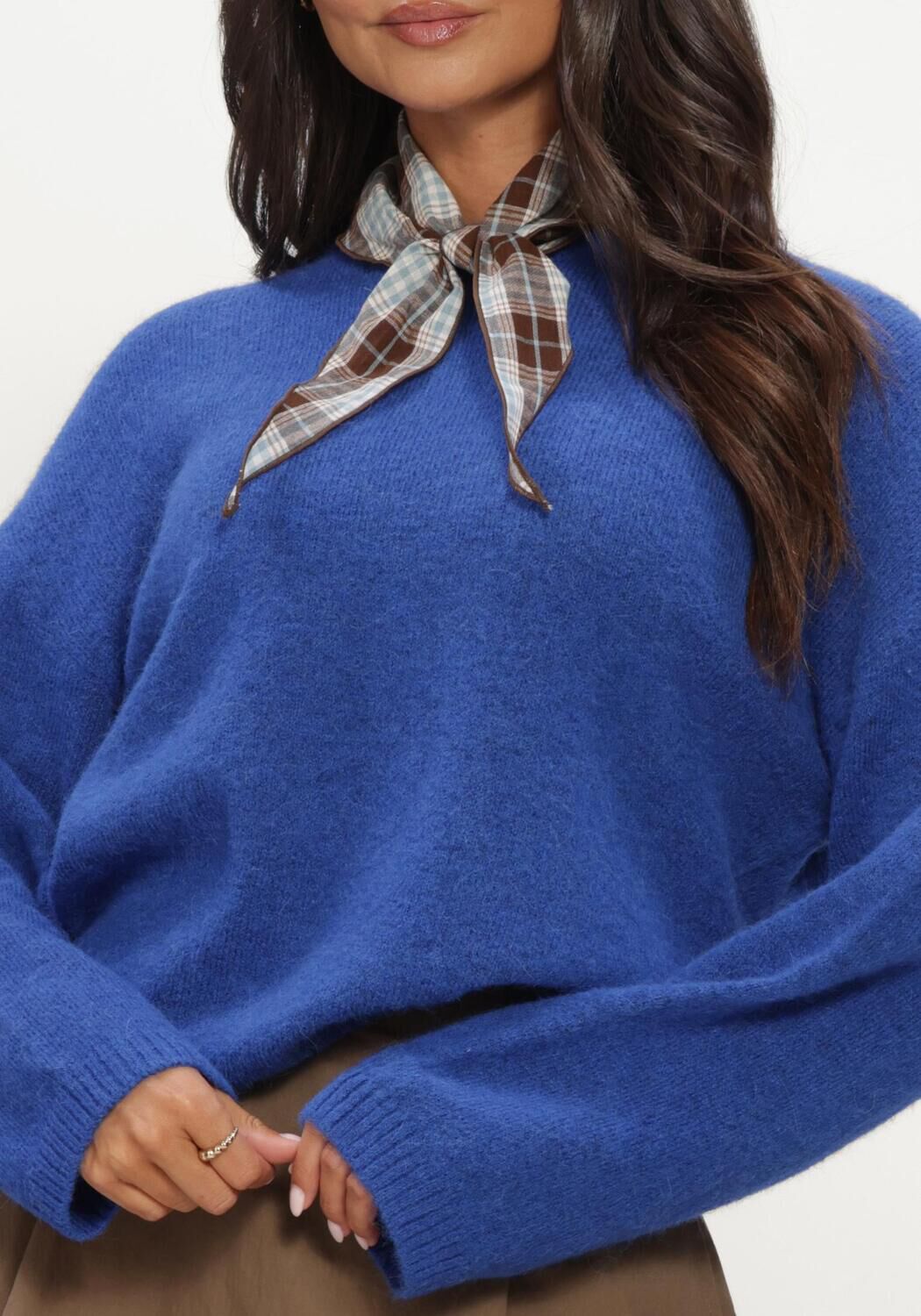 Blaue MINUS Pullover MSCHRISTA KNIT PULLOVER - large