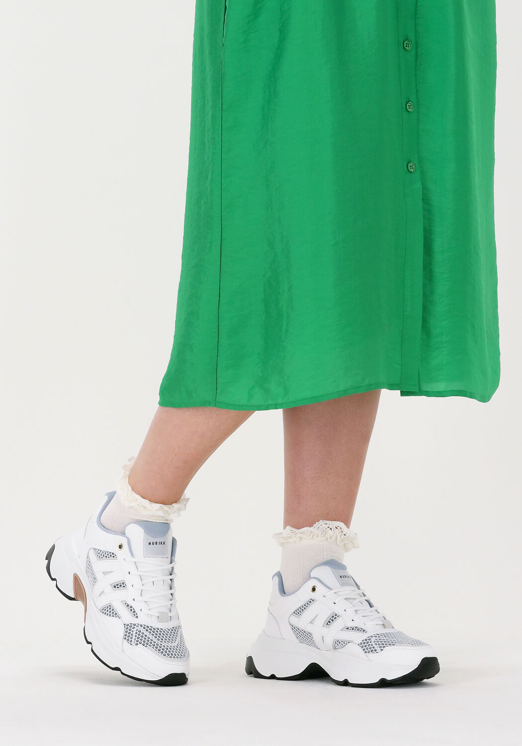 Wei&szlig;e NUBIKK Sneaker Low ROSS TREK EDGE DAMES - large