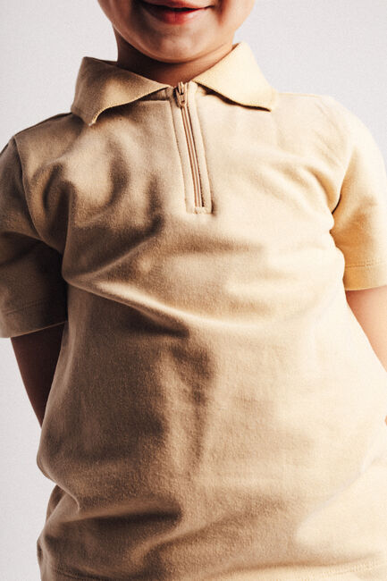 Beige BAJE STUDIO Polo-Shirt HERVAS - large