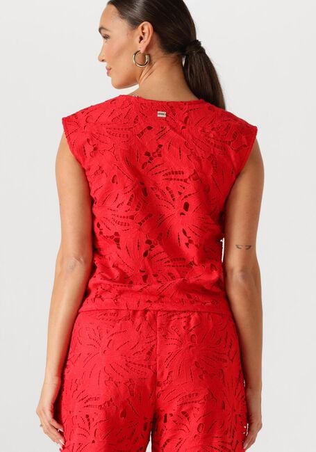 Rote POM AMSTERDAM Top TOP LACE BLOOM RED - large
