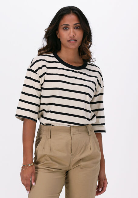 Creme ESMÉ STUDIOS T-shirt LUCIA 2-4 BOXY T-SHIRT - large