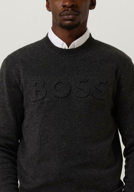 Graue BOSS Pullover FOCCUS - large