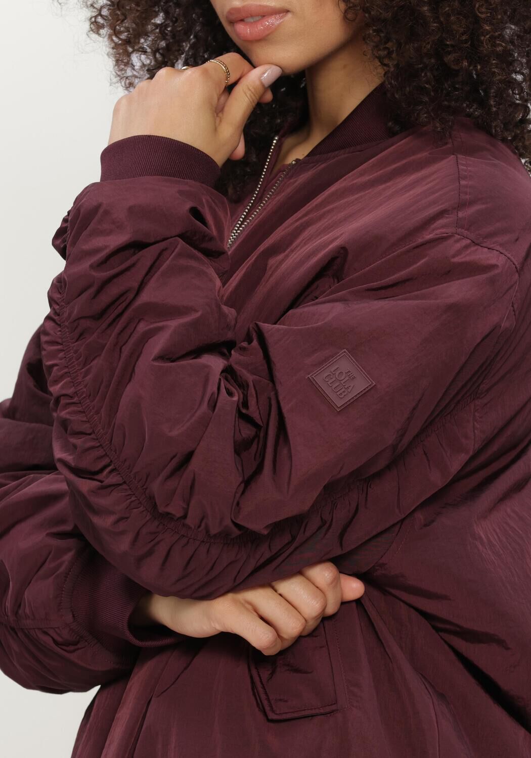 Bordeaux THE LOLA CLUB Jack LINA BOMBER - large